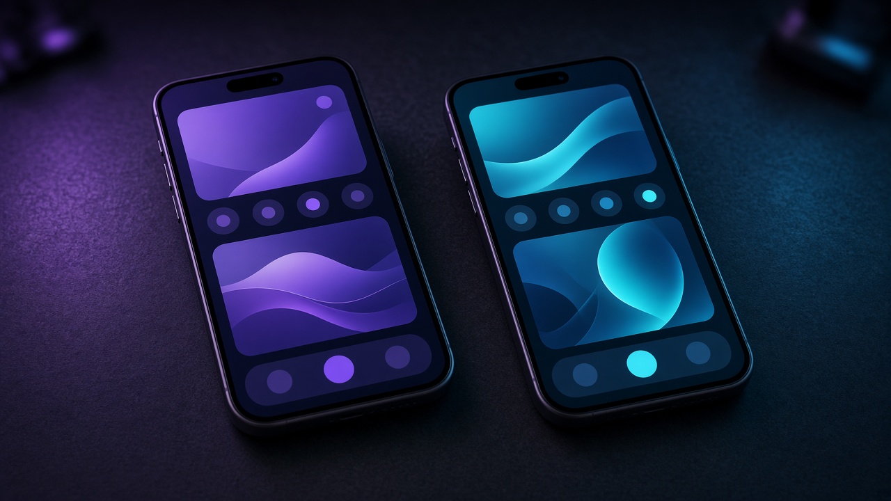 Flutter vs React Native for Mobile Application Development technical illustration