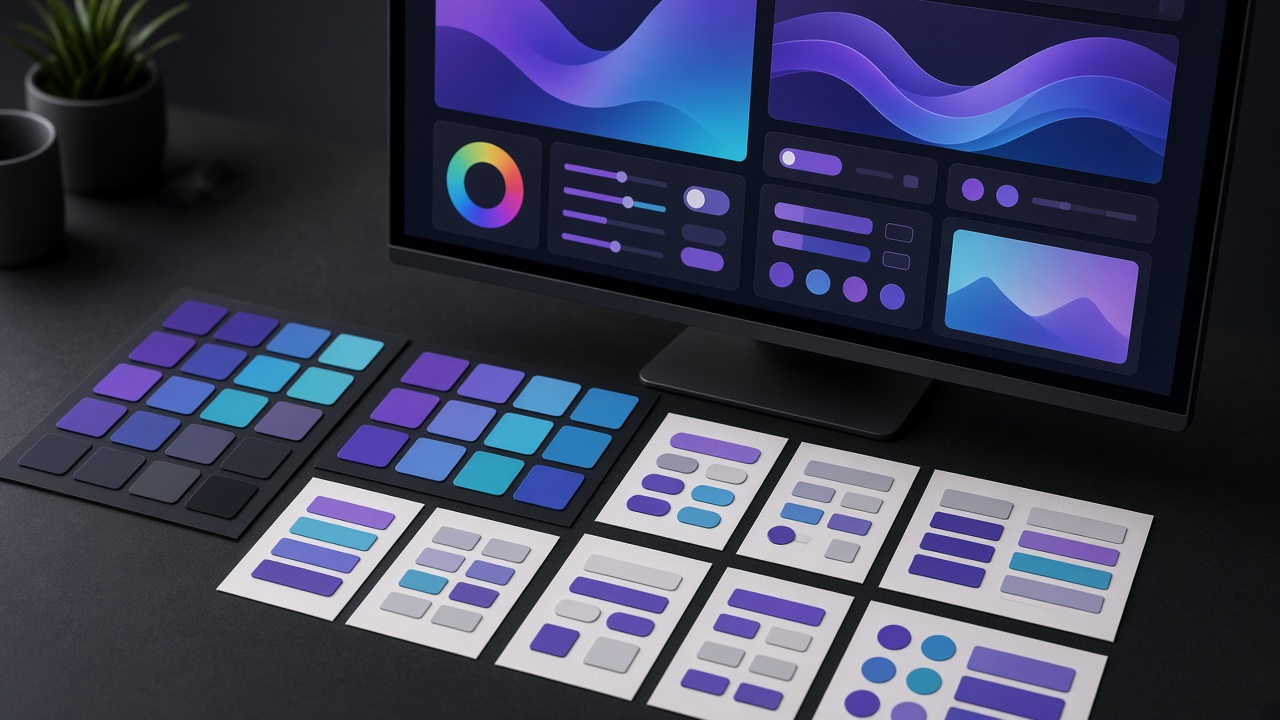 CRM Design System interface