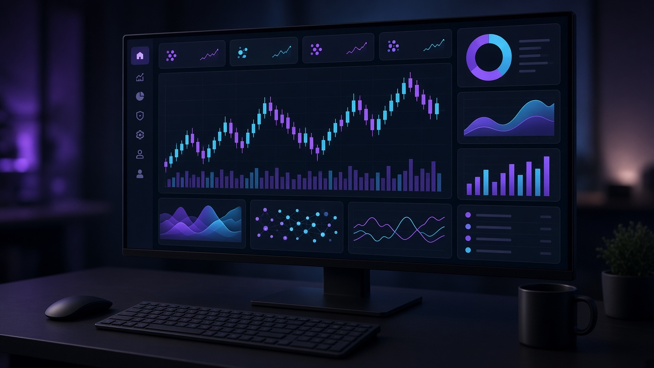 FinTech Dashboard Design interface