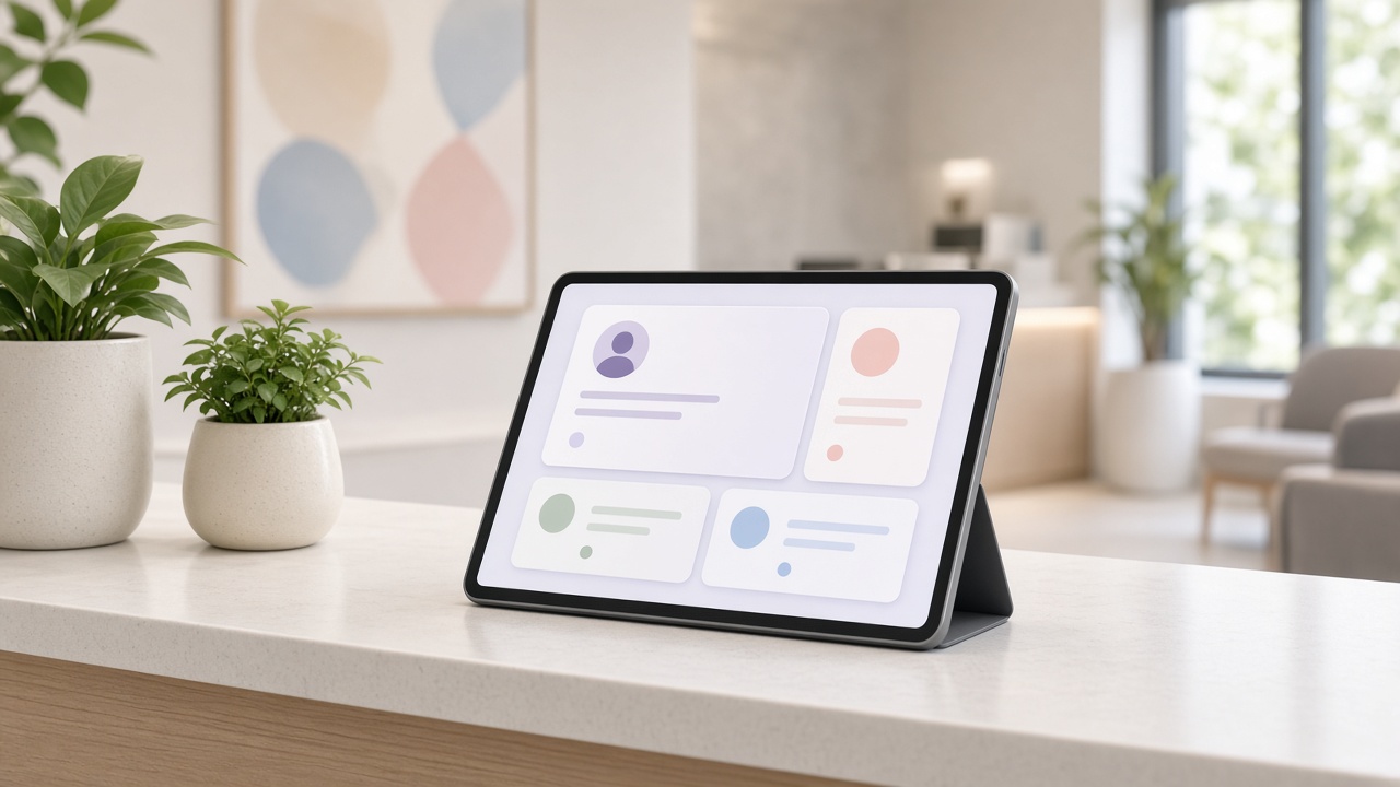 Healthcare Client Management System interface