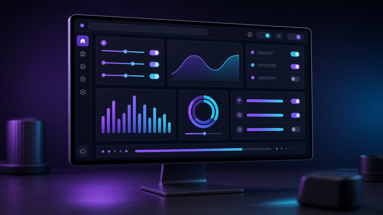 SaaS Admin Panel Design interface